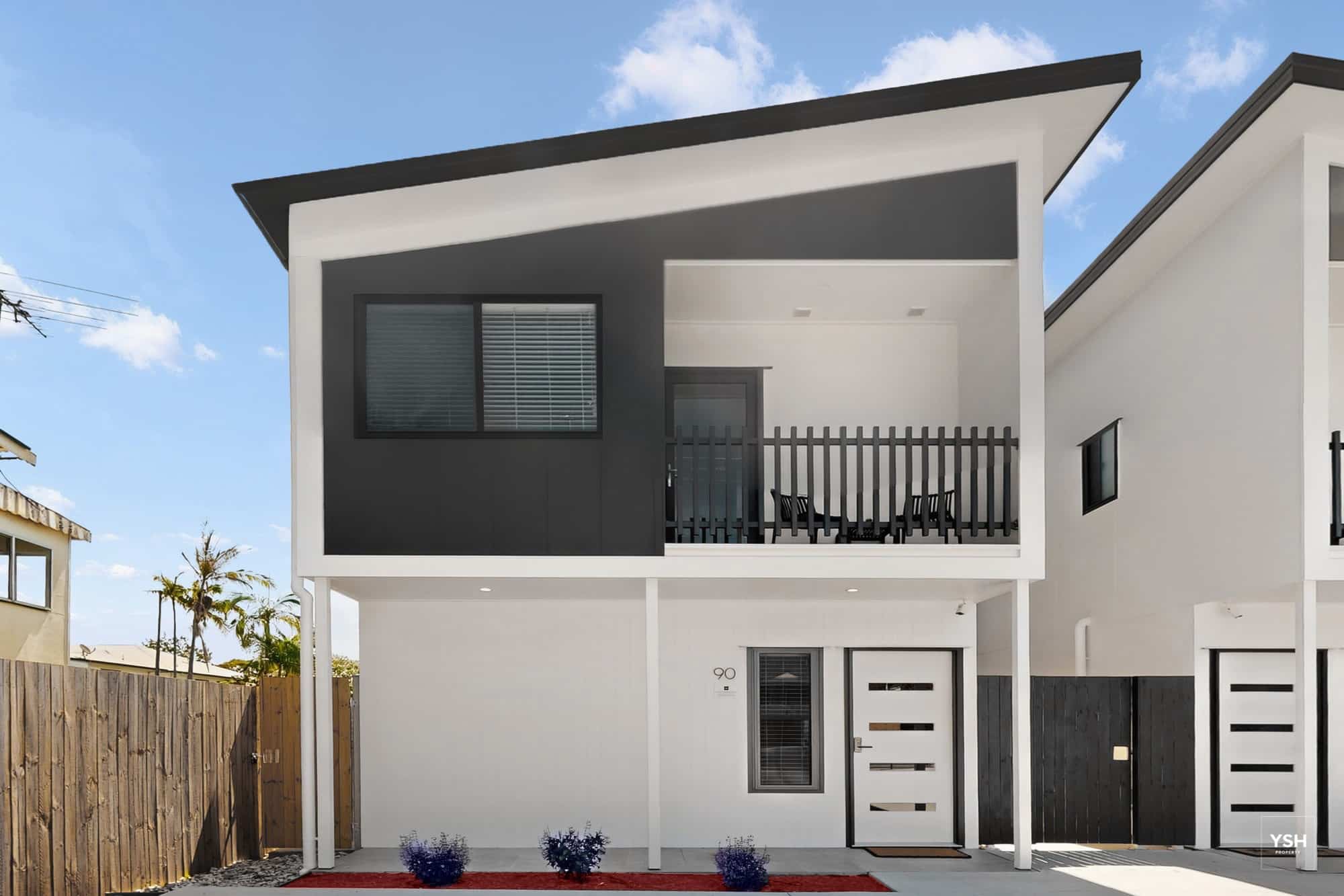 Rooming House Facade — Investment Property Modern rooming house facade — two-storey investment property delivered by Rooming House Manager